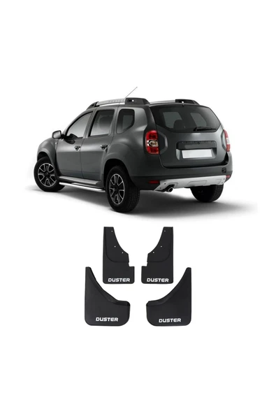 BRSPLAST  Dacia Duster Uyumlu 2010-2017 Enjeksiyon Model Paçalık 4 Parça - Resim 2