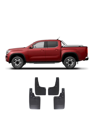 BRSPLAST  Volkswagen Amarok Uyumlu Enjeksiyon Model Paçalık 4 Parça ürün görseli