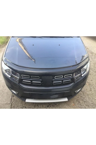 BRSPLAST  Dacia Sandero Stepway Uyumlu 2013-2019 Abs Kaput Rüzgarlığı - Resim 2