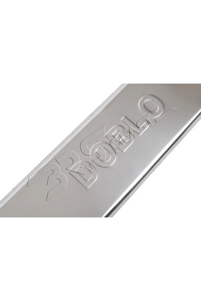 BRSPLAST  Fiat Doblo Uyumlu 2010-2021 Krom Kapı Eşiği 4 Parça Paslanmaz Çelik - Resim 5