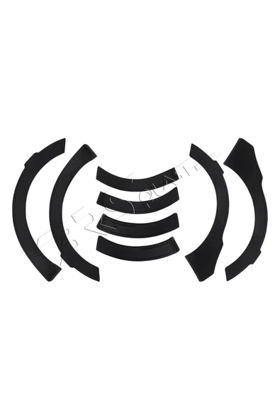 BRSPLAST  Dacia Lodgy Uyumlu 2013 Ve Üzeri Abs Çamurluk Dodik 8 Parça - Resim 2