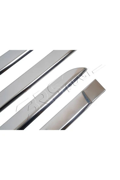 ServetDizaynOto  Renault Megane 2 Uyumlu 2002-2010 Krom Yan Kapı Çıtası 4 Parça Paslanmaz Çelik - Resim 5