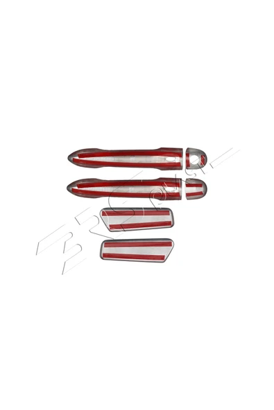 BRSPLAST  Renault Clio 3 Uyumlu 2006-2011 Krom Kapı Kolu 4 Kapı Paslanmaz Çelik - Resim 6