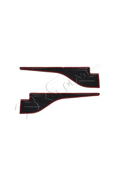 ServetDizaynOto  Dacia Duster Uyumlu 2010-2017 Abs Yarasa Yan Kapı Kaplama 2 Parça - Resim 4