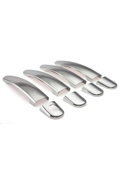 ServetDizaynOto  Volkswagen Lupo Uyumlu 1998-2005 Krom Kapı Kolu 4 Kapı Paslanmaz Çelik ürün görseli 1