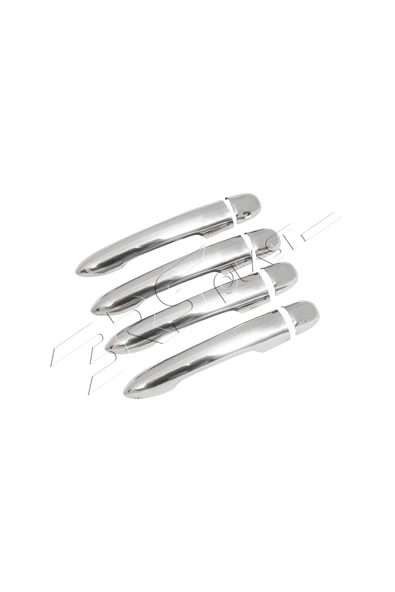 BRSPLAST  Renault Megane 2 Uyumlu 2004-2010 Krom Kapı Kolu 4 Kapı Paslanmaz Çelik - 3