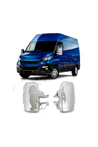 BRSPLAST  Iveco Daily Uyumlu 2015 Ve Üzeri Ayna Kapağı 2 Parça Abs Krom Kaplama ürün görseli 1