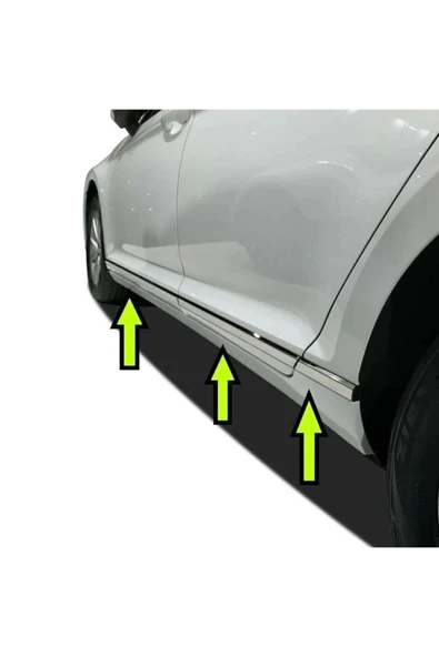 ServetDizaynOto  Volkswagen Passat B8 Uyumlu 2015-2019 Krom Yan Kapı Çıtası 8 Parça Paslanmaz Çelik - Resim 4