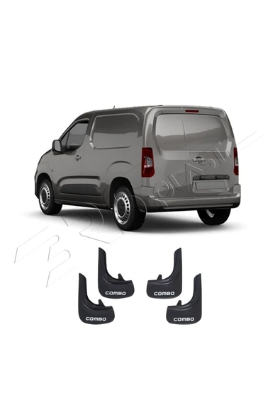 BRSPLAST  Opel Combo Uyumlu Enjeksiyon Model Paçalık 4 Parça - Resim 2