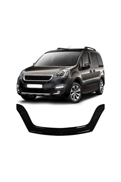 ServetDizaynOto  Peugeot Partner Tepee Uyumlu 2009-2017 Abs Kaput Rüzgarlığı ürün görseli 1