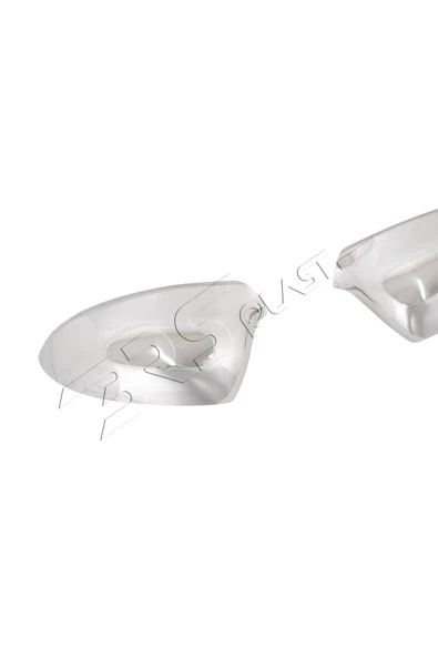 ServetDizaynOto  Opel Astra J Uyumlu 2010-2015 Krom Ayna Kapağı 2 Parça Paslanmaz Çelik - Resim 4