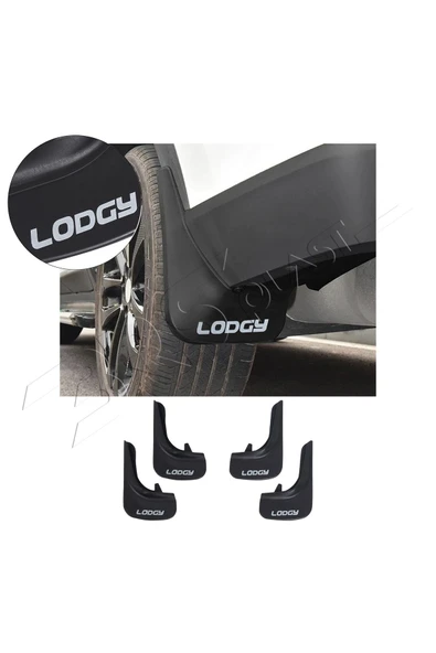 BRSPLAST  Dacia Lodgy Uyumlu Enjeksiyon Model Paçalık 4 Parça ürün görseli 1