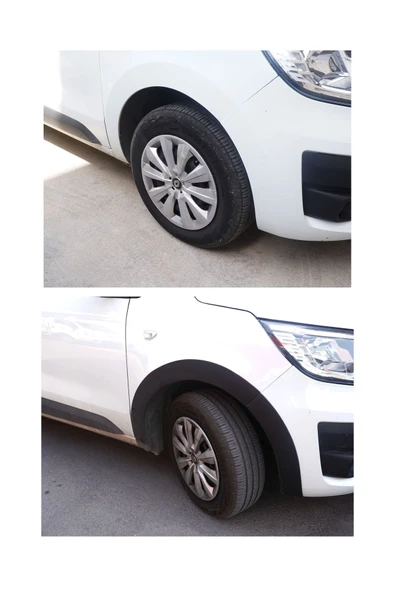 BRSPLAST  Renault Express Uyumlu 2021 Ve Üzeri Abs Çamurluk Dodik 8 Parça - 3