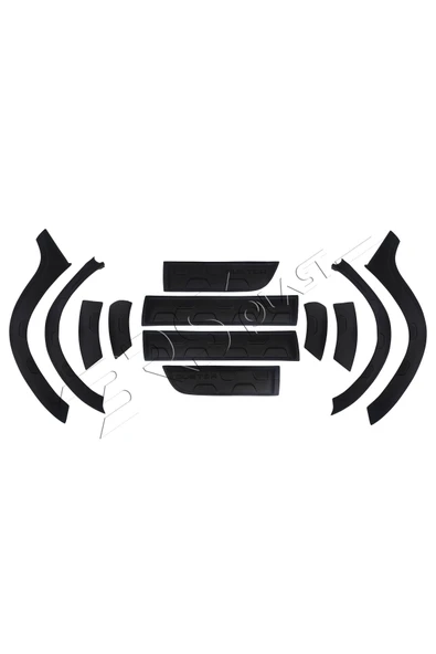 BRSPLAST  Dacia Duster Uyumlu 2010-2017 Abs Damalı Dodik Seti 12 Parça - Resim 2