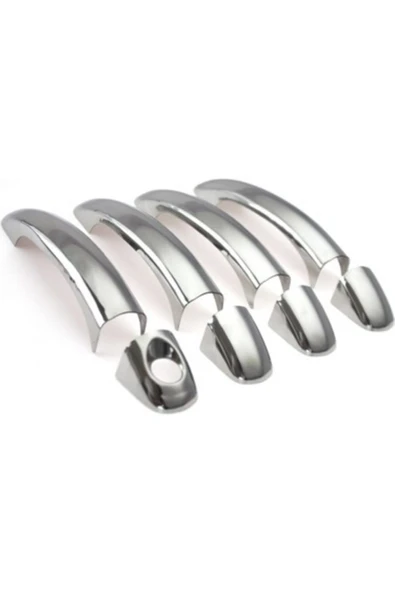 ServetDizaynOto  Volkswagen Touareg Uyumlu 2003-2007 Krom Kapı Kolu 4 Kapı Paslanmaz Çelik ürün görseli 1