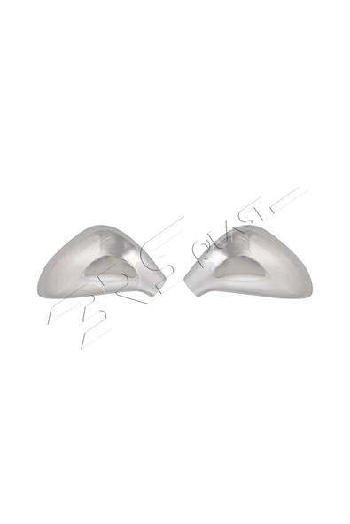 ServetDizaynOto  Peugeot 207 Uyumlu 2006-2012 Krom Ayna Kapağı 2 Parça Paslanmaz Çelik - Resim 2