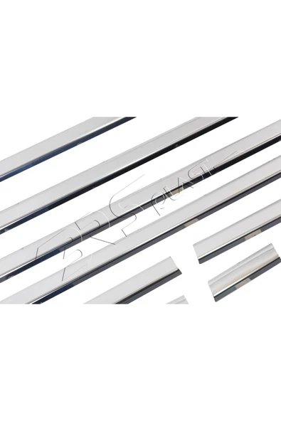 ServetDizaynOto  Volkswagen Passat B8 Uyumlu 2015-2019 Krom Yan Kapı Çıtası 8 Parça Paslanmaz Çelik - Resim 8