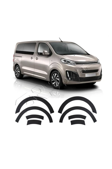 BRSPLAST  Citroen Jumpy Uyumlu 2017 Ve Üzeri Çamurluk Dodik 8 Parça ürün görseli 1