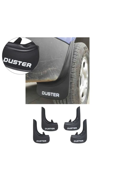 BRSPLAST  Dacia Duster Uyumlu 2018 ve Üzeri Enjeksiyon Model Paçalık 4 Parça ürün görseli