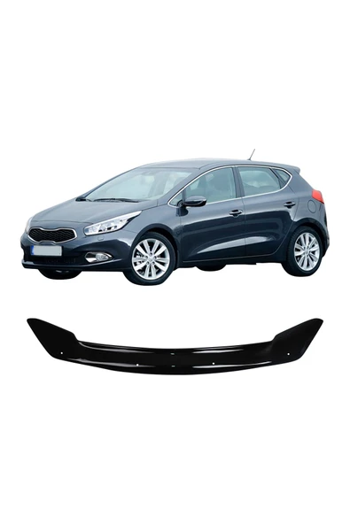 BRSPLAST  Kia Ceed Uyumlu 2012-2018 Abs Kaput Rüzgarlığı - Resim 2