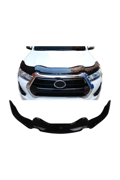 BRSPLAST  Toyota Hilux Uyumlu 2020-2024 Abs Kaput Rüzgarlığı Yarasa Model ürün görseli 1