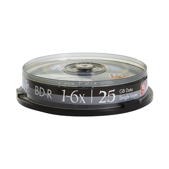 HP Blu-Ray BD-R 6X 25GB 10Lu Cake Box - BRE00071-3 - 3