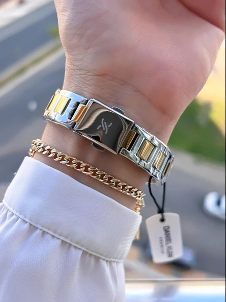 Daniel Klein Takvimli Kadran 3 Atm Suya Dayanıklı 2 Yıl Garantili Kadın Kol Saati+Bileklik BX10947.2 - Resim 3