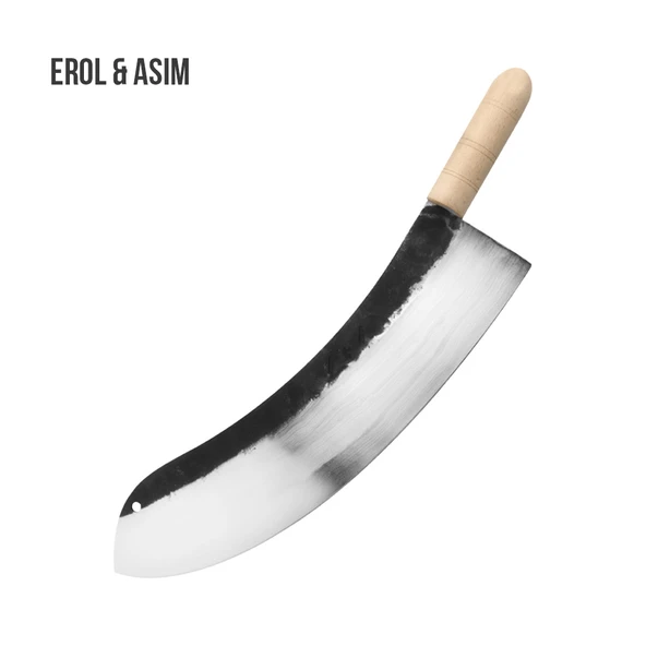 Ahşap Saplı Karbon Çelik Zırh 45 Cm ürün görseli