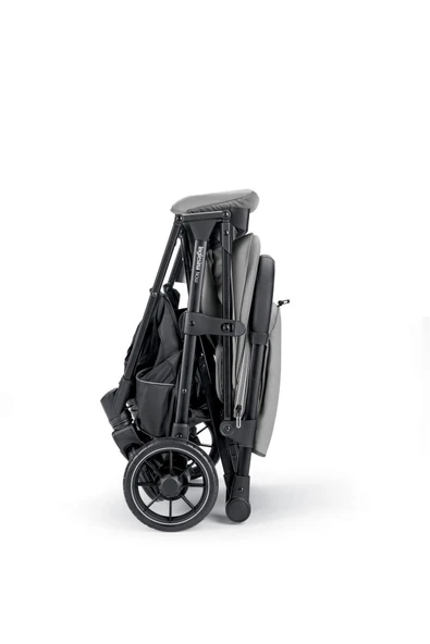 Now Kendiliğinden Katlanan Kabin Boy Bebek Arabası - Shot Beige - Resim 3