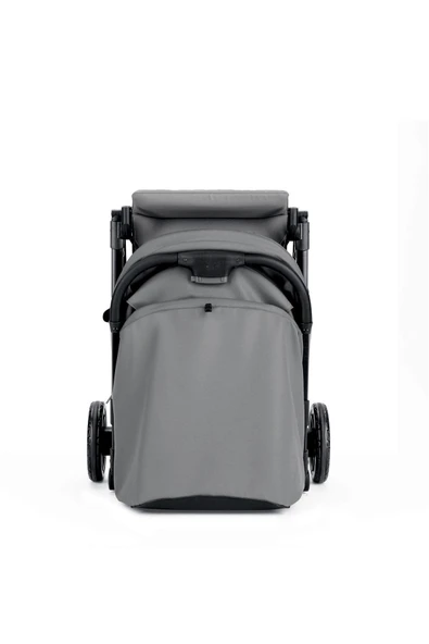 Now Kendiliğinden Katlanan Kabin Boy Bebek Arabası - Shot Beige - Resim 4