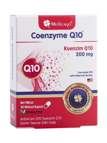 Medicago Coenzyme Q10 200 mg 30 Kapsül ürün görseli