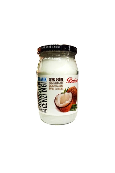 Balen Organik Soğuk Pres Hindistan Cevizi Yağı 300 gr ürün görseli