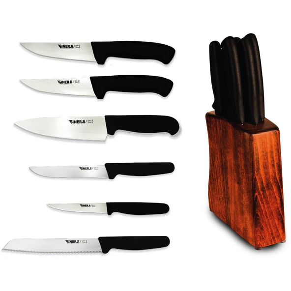 Silver Bloklu Bıçak Seti 6+1 ürün görseli