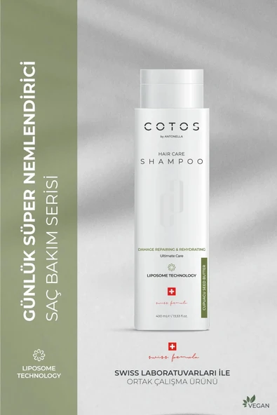 Cotos Damage Repairing & Rehydrating Saç Bakım Şampuanı (İşlem Görmüş Ve Aşırı Yıpranmış Saçlar