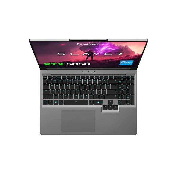 Game Garaj Slayer X5T-5050 C1 Intel Core i5 13500HX 16GB RAM 1TB SSD RTX5050 16" WUXGA 165Hz IPS FreeDOS Oyuncu Laptop - Resim 3