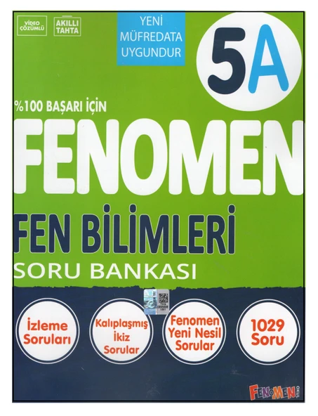 Fenomen 5.Sınıf 5A Fen Bilimleri Soru Bankası