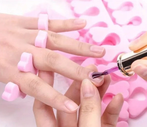 Parmak Ayırıcı Sünger Manikür Pedikür Aparatı 5 ADET - 3