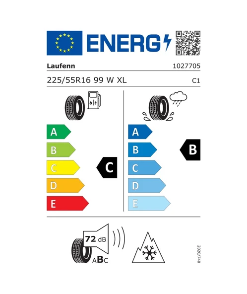 Laufenn 225/55 R16 99W XL G Fit 4S LH71 Dört Mevsim Lastiği 2024 2024 - Resim 2