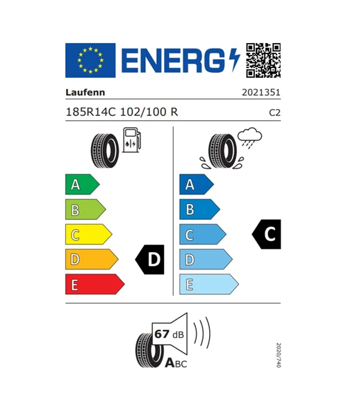 Laufenn 185 R14C 102/100r 8Pr Lv01 X'fit Van Yaz Lastiği 2024 2024 - 3