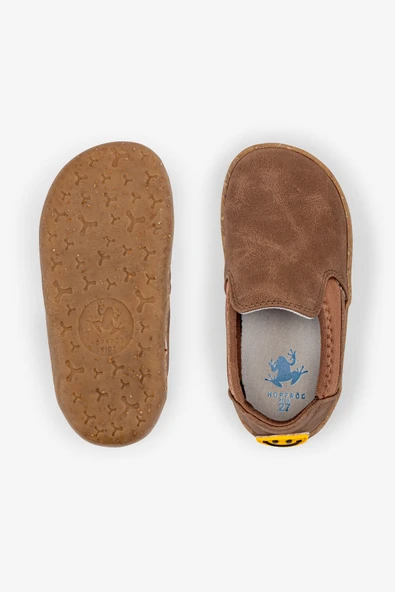 Smart Walker Slip-On #Tags Kahverengi Meşe Barefoot Işıklı Çocuk Ayakkabı - Resim 9