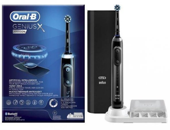 Oral-B Genius x 20000N Midnight Black Elektrikli Diş Fırçası - 1