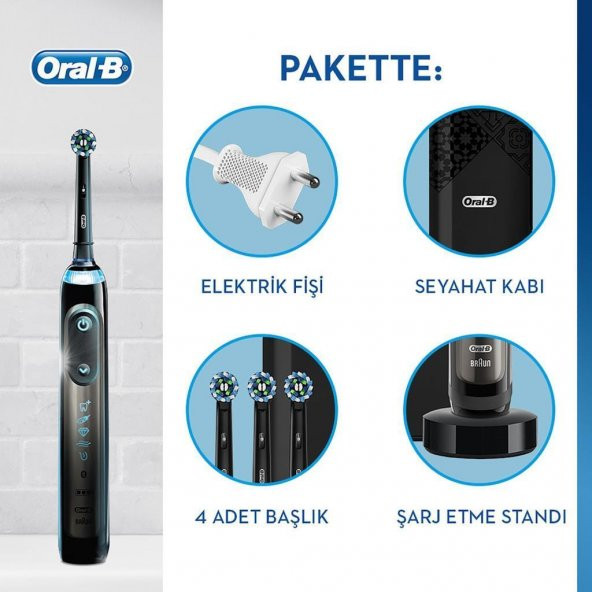 Oral-B Genius x 20000N Midnight Black Elektrikli Diş Fırçası - 3