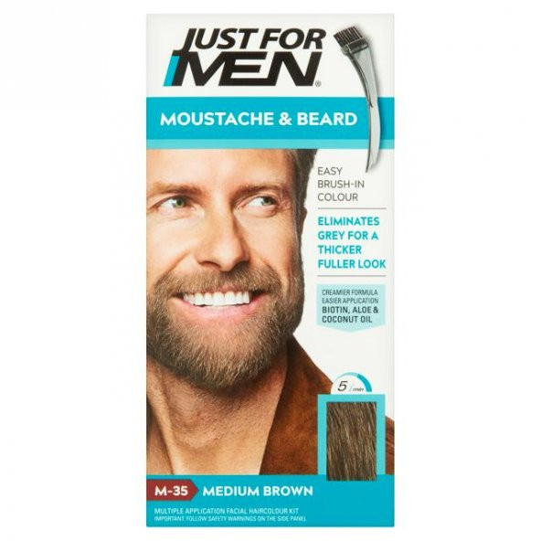 Just For Men Sakal ve Bıyık Boyası Orta Kahve-M35