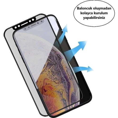 Logis Apple iPhone 11 (6.1) Privacy Mat Seramik Hayalet Ekran Koruyucu Cam - 2