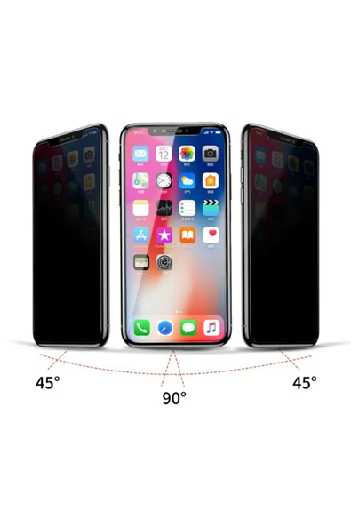 Logis Apple iPhone 11 (6.1) Privacy Mat Seramik Hayalet Ekran Koruyucu Cam - 3