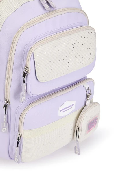 Pierre Cardin Okul Sırt Çantası Mor PC.07PC2824.MR - Resim 4