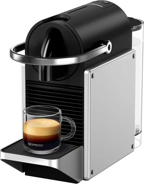 Nespresso D62 Pixie Kapsüllü Kahve Makinesi Gümüş - 11