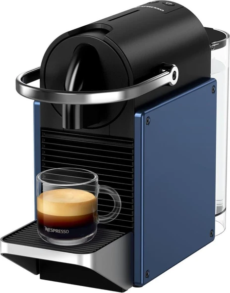 Nespresso D62 Pixie Kapsüllü Kahve Makinesi Mavi - Resim 11