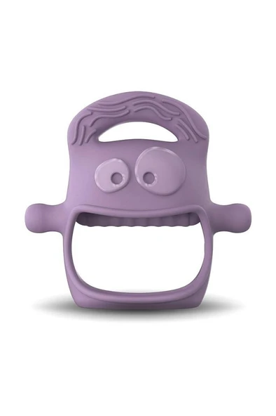 Mochi 2 in 1 Lila Diş Kaşıyıcı