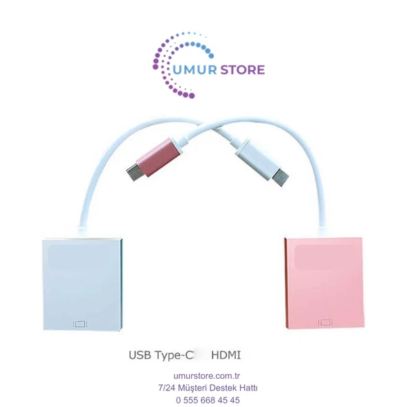 Type-C To HDMI 4K Dönüştürücü Adaptör USB 3.1 10 Gbps - Resim 2